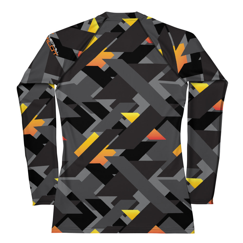 Pattern Rash Guard Classic Pattern | Windsports Women's Rash Guard/Speed Sleeve – THERMAL ...