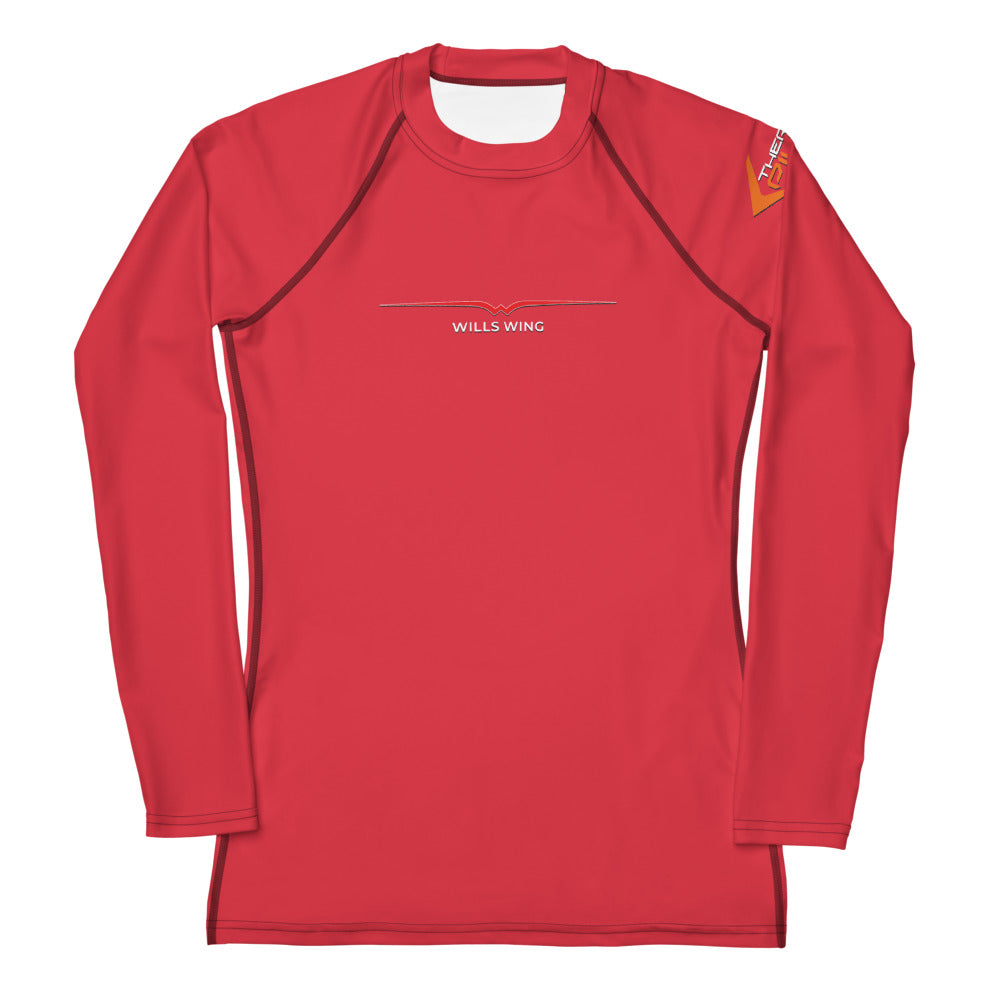 Crimson Red | Wills Wing Women's Rash Guard/Speed Sleeve – THERMAL PILOT